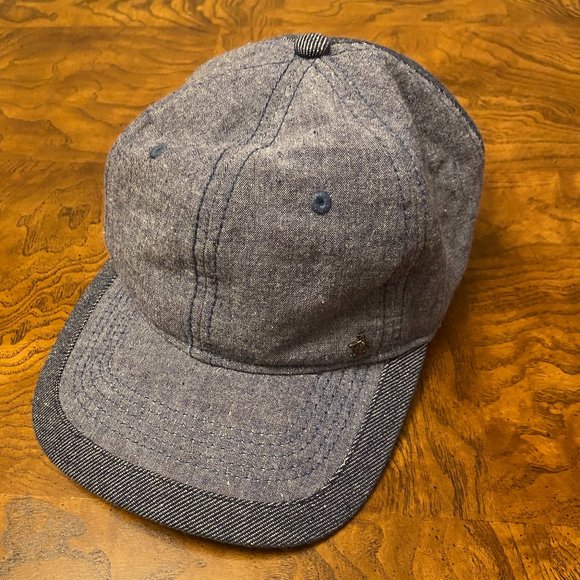 Original Penguin Hat by Munsingwear with Metallic Penguin - Denim Style colorway - Picture 1 of 4
